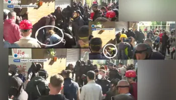 Protestuesi përtokë, i rënduar nga gazi i narkopolicisë së Ramës, qytetarët i japin ndihmën e parë