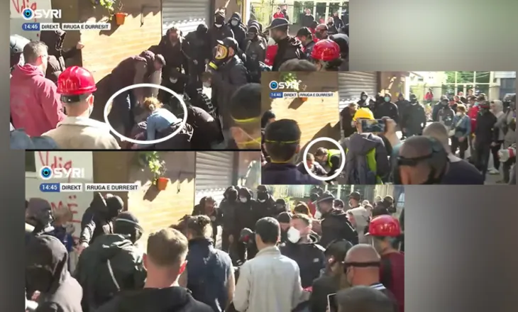 Protestuesi përtokë, i rënduar nga gazi i narkopolicisë së Ramës, qytetarët i japin ndihmën e parë