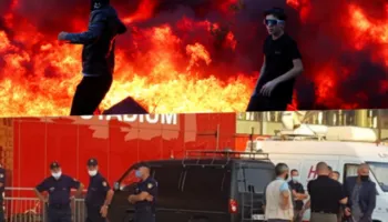 Protestuesit djegin edhe ministrinë e Drejtësisë
