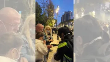 Protestuesit pajisen me ujë fiziologjik dhe alkool për t’u përballur me gazin lotsjellës