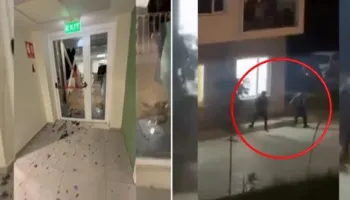 Protestuesit thyejnë xhamat e konvikteve tek Qyteti Studenti