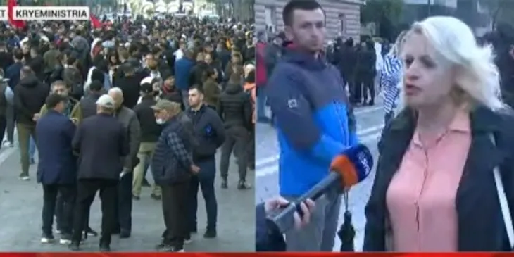 Protestuesja e revoltuar: Dilni të gjithë mbroni fëmijtë! Nuk na tremb dot, ai do të zhduket, mos kërcënojë djemtë