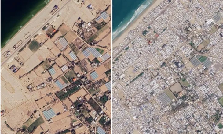 Qytete të tëra të kthyera në rrënoja dhe mbi 74 mijë të vrarë! Google Maps zbulon përmasat e shkatërrimit dhe tmerrit në Gaza