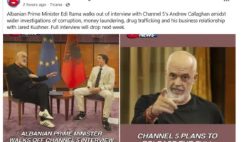 Rama ndërpret bisedën me gazetarin amerikan, ”Channel 5” zbulon detajet