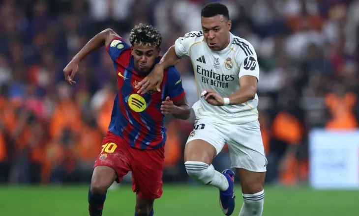 REAL MADRID FITON EL CLASICON ME BARCELONEN, MBAPPE VENDOS DERBIN ME DY GOLA