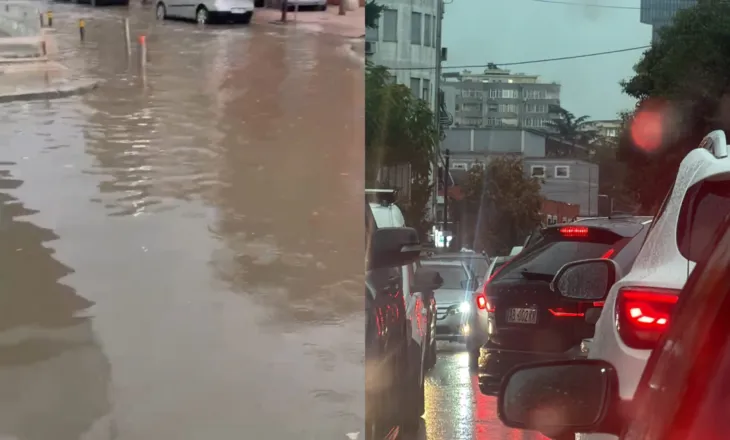 Reshjet e dendura pushtojnë vendin, Tirana paralizohet nga trafiku