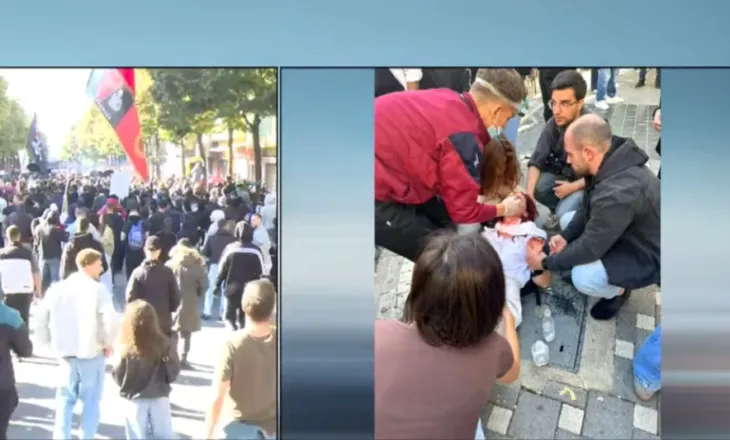 Revolta e studentëve tek Ministria e Arsimit, plagoset një vajzë…