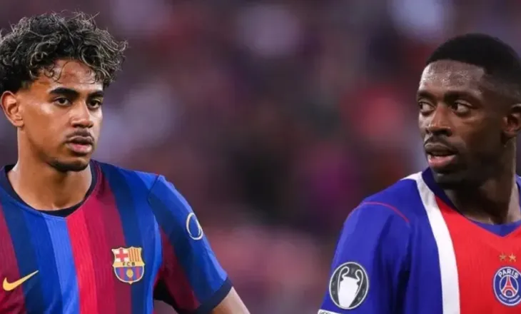 Rodri në stol, Raphinha në majë të sulmit. Olmo po ashtu titullar. PSG-Barcelona formacionet zyrtare
