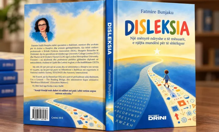Së shpejti botohet libri “Disleksia” i autores Fatmire Halili Bunjaku