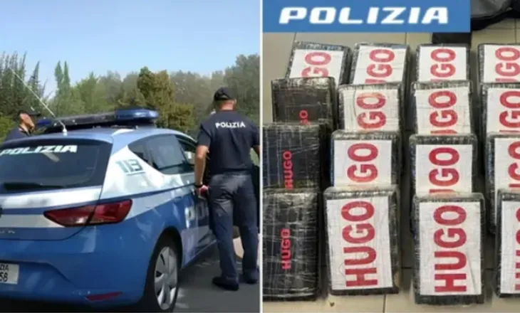 Sekuestrohen 25 kg kokainë me vlerë 10 mln euro/ Policia italiane arreston dy shqiptarë