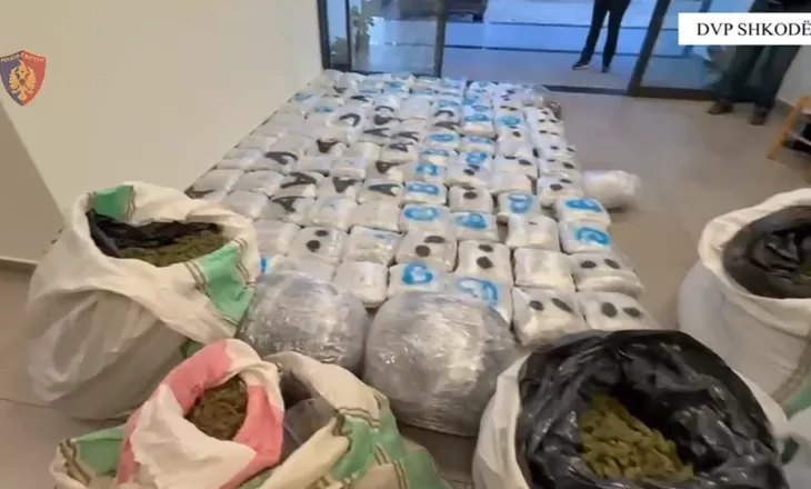 Sekuestrohen 265 kg kanabis dhe 2 mina antitank në Shkodër, 4 të arrestuar dhe 3 në kërkim