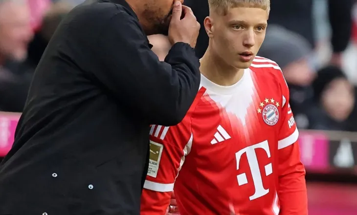Shans i madh, Erblin Osmani në stërvitje me Bayern