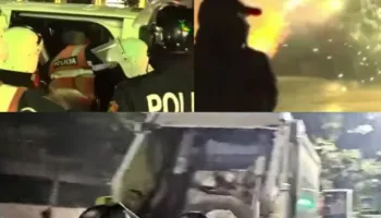 Sheshi ”Skënderbej” arenë trazirash, shoqërohen dy të rinj. Një grup me protestues rikthehet në Bulevard