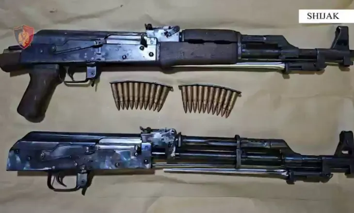 Shijak, arrestohet 32 vjeçari. Kapet me armë pa leje, sekuestrohen dy automatikët dhe mbi 32 mijë euro