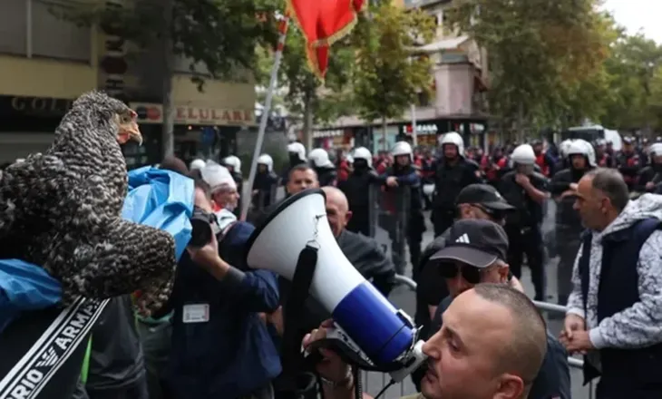 Shoqërimet pas protestës, Policia me njoftim zyrtar: Shtynë dhe goditën me vezë, domate e gurë efektivët