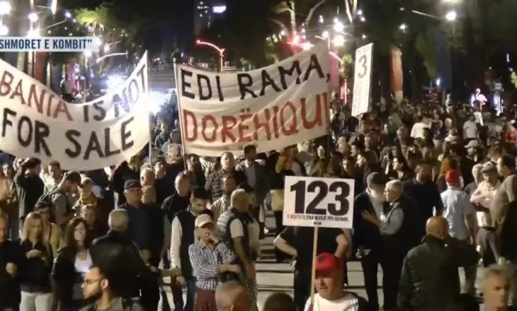 “Shqipëria kërkon revolucion”/ Sot dita e 124-të e protestës, qytetarët të vendosur deri në largimin e qeverisë