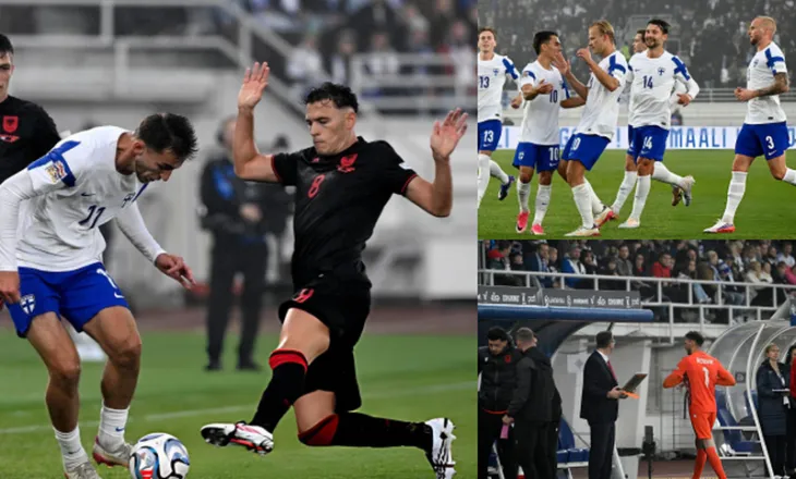 Shqipëria nis me gol, por kartoni i kuq i Berishës përmbys gjithçka! Finlanda mposht kuqezinjtë 2-1 në Helsinki
