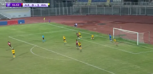 Shqipëria për vajza humb sfidën e parë me Uellsin