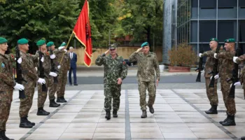 Shqipëria vijon angazhimin në KFOR, Kingji takon komandantin Ulutaş në përfundim të mandatit