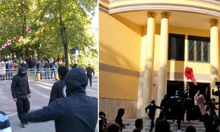 Shqyejnë dyert, protestuesit mësyjnë në Ministrinë e Ekonomisë, ndërhyn policia (VIDEO)