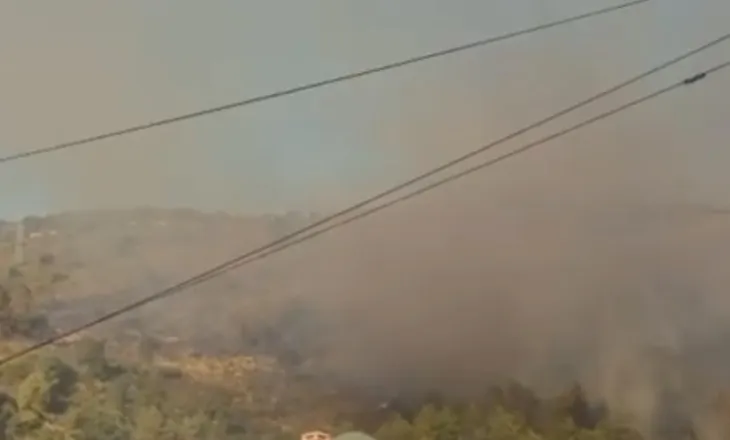 Situatë kritike nga zjarri masiv në malin e Manatisë në Lezhë, vijon ndërhyrja nga ajri dhe toka! Flakët i afrohen edhe zonës së banuar (VIDEO)
