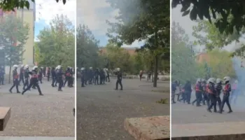 Skena horror Nga policet qe I paguajme per te na mbrojtur! gjuajnë me gurë studentët
