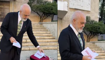 Stola guri dhe një jastëk i kuq, Rama përsërit ftesën: Dialog! Kush e mori peng Tiranën do marrë një mësim të mirë