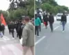 Studentët hedhin gurët dhe maskat, ngrenë ‘flamurin e bardhë’ dhe marshojnë paqësisht nga Ministria e Arsimit te Kryeministria!