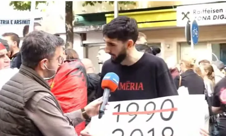Studenti para Ministrisë së Arsimit: Largohu Edi Rama, nuk ke qenë kurrë kryeministër i denjë!