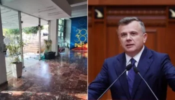 Sulmi ndaj selisë së PS-së / Balla akuzon Berishën: Largo urgjent njerëzit që çove aty! Janë të paguar nga ti dhe duart e huaja