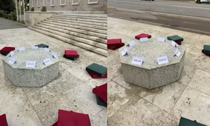Tavolinë guri e jastëk në asfalt, Rama bën sërish thirrje për dialog