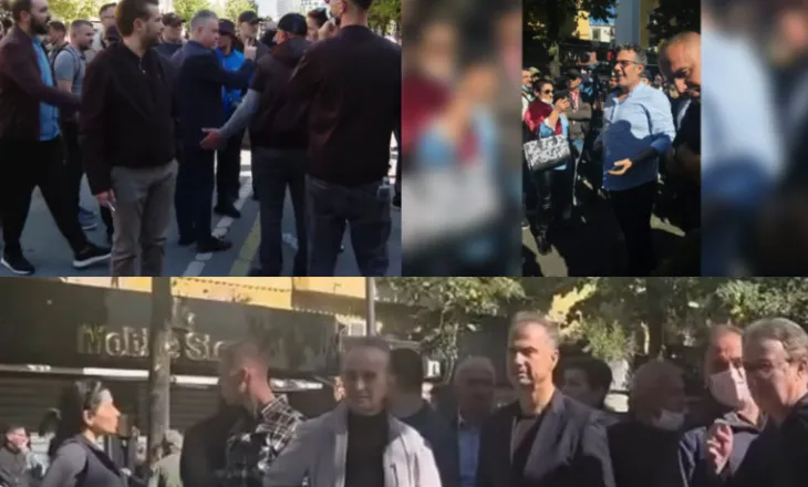 Tensione në protestë, studentët përzënë deputetët e PD-së: Rama dhe Berisha në burg