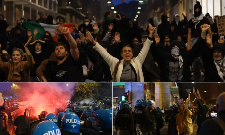 Tensione të forta në Itali, kontrolle në 20 qytete. Përplasje mes demonstruesve dhe forcave të rendit