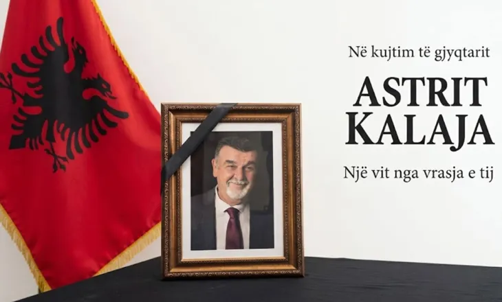U vra brenda sallës së Apelit/ Homazh, një vit nga vrasja e gjyqtarit Astrit Kalaja