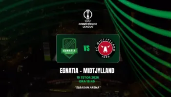 UEFA Conference League/ Ndeshja Egnatia – Midtjylland zhvendoset në stadiumin “Elbasan Arena”