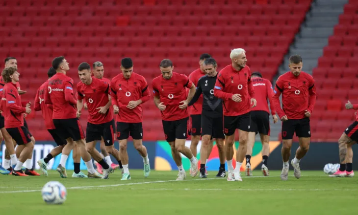 UEFA Nations League / Shqipëri-San Marino, kombëtarja zhvillon seancën e fundit. Ka një tjetër ndryshim në listë