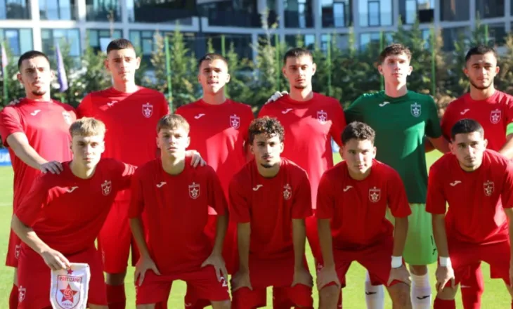 UEFA Youth League, raundi i dytë: Partizani mposhtet 6-0 në ndeshjen e parë