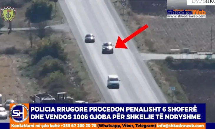 VIDEO – 6 procedime penale dhe mbi 1000 gjoba nga Policia Rrugore për shoferët në Shkodër…