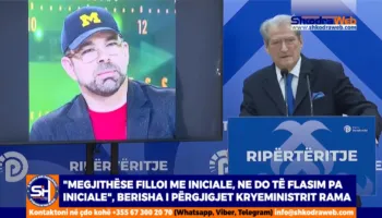 VIDEO – “Ai me iniciale, ne po flasim pa iniciale”, Berisha i përgjigjet Ramës “me të njëjtën monedhë”…