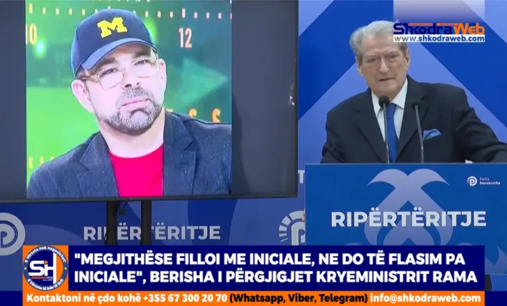 VIDEO – “Ai me iniciale, ne po flasim pa iniciale”, Berisha i përgjigjet Ramës “me të njëjtën monedhë”…