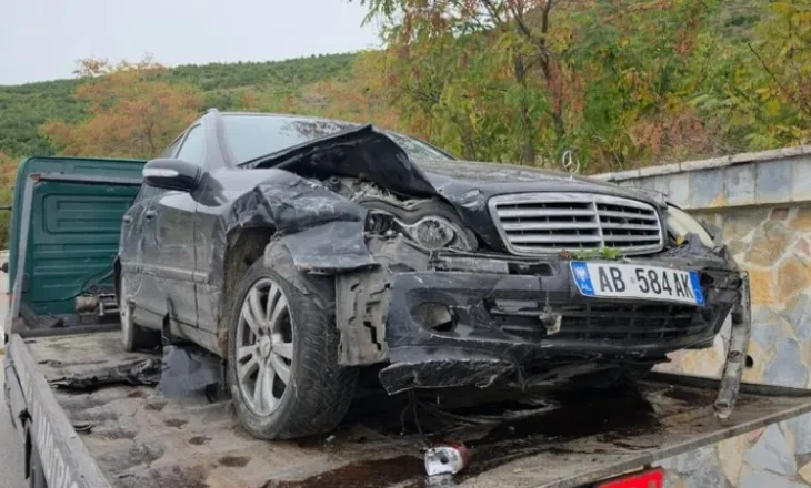 VIDEO/ Aksident në aksin Pogradec-Lin, përplasen “kokë më kokë” dy automjete! Një person i plagosur dërgohet në spital