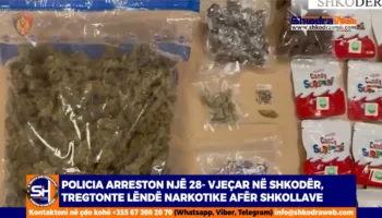 VIDEO – Arrestohet 28 vjeçari në Shkodër, tregtonte lëndë narkotike në afërsi të shkollave…