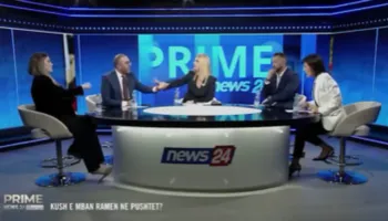 VIDEO / “Balluku ju zhveshi në Fier, ju la me gjysmë mandati”, gazetarja përplaset me Bardhin LIVE në emision