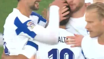VIDEO/ Etrit Berisha del me të kuq, Shqipëria mbetet me 10 lojtarë! Finlanda barazon ndeshjen