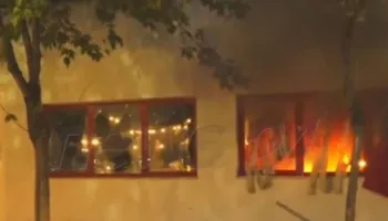 VIDEO/ I vihet zjarri Komisariatit 3 në Tiranë