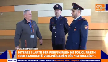 VIDEO – Interes i lartë për përfshirje në Policinë e Shtetit, 1000 kandidatë në garë për “Patrullën…”