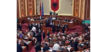 VIDEO / “Jashtë o të korruptuar”, momenti kur Bardhi “çmendet” dhe hedh sende në Kuvend