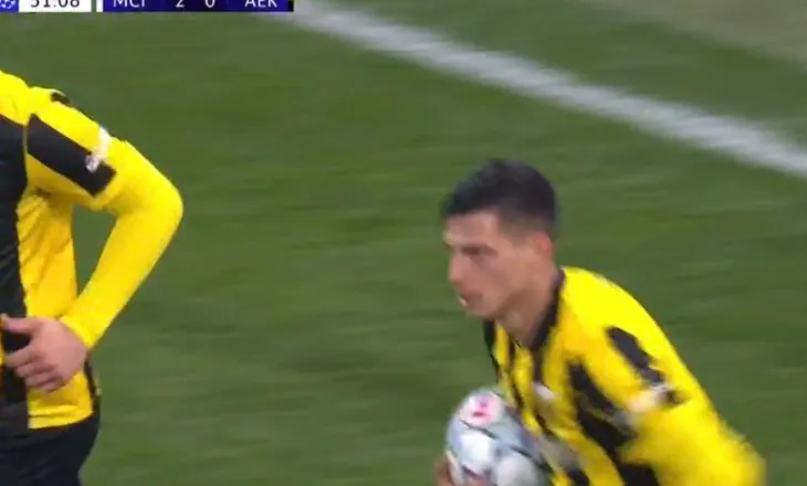 VIDEO/ Lojtari i Shqipërisë i shënon Manchester City në Champions League, super Pilo