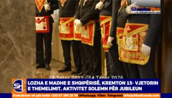VIDEO – Lozha e Madhe e Shqipërisë kremton 15-vjetorin e themelimit, aktivitet solemn jubilar…