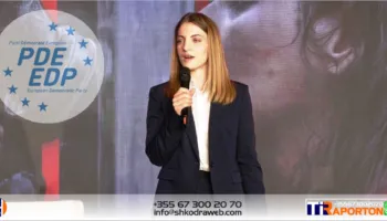 VIDEO – Marjana Koçeku e ftuar speciale e Kongresit të Partisë Demokratike Europiane, merr fjalën…